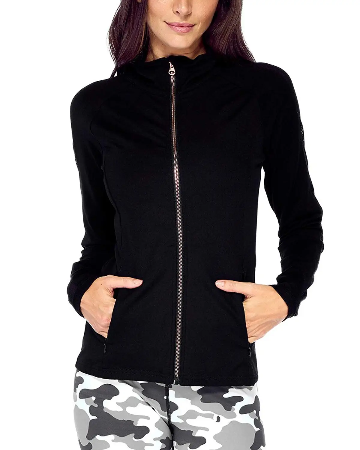 yoga zip up jacket