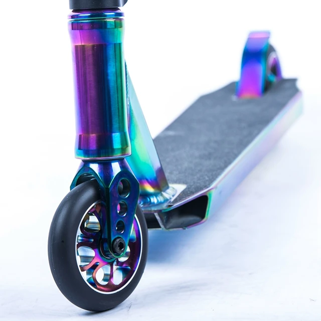 Outrage Pro Scooter Stunt Pegs CNC Aluminium Hardware Neochrome Gold Chrome 