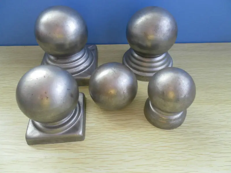 Wrought Iron Ball Post Top For Garden Railings Decoration Buy Fence