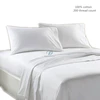 Deeda factory 220 thread count plain white cotton hotel linen sheets on sale