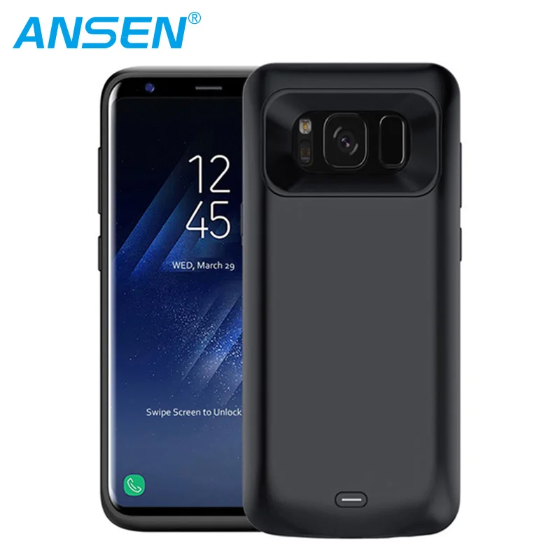Wholesale Portable Battery Charger Case 5500mAh For Galaxy S8 Plus Power Bank Cover - ANKUX.COM