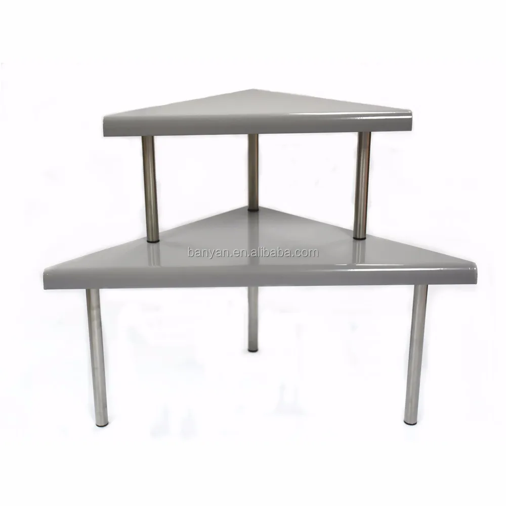 2 Tiers Stainless Steel Kitchen Corner Shelf Buy Kitchen Corner Shelf