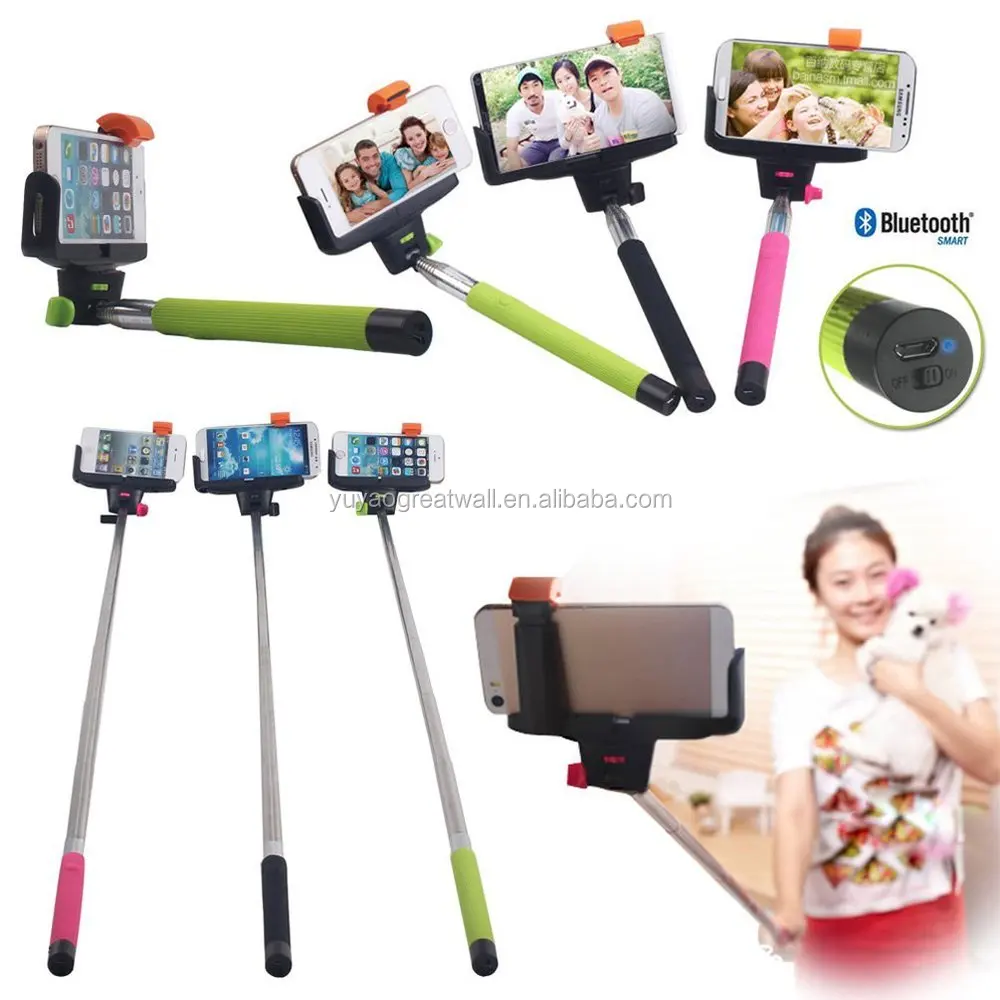 Z075 Wireless Mobile Phone Monopod Adjustable Handheld Monopod With