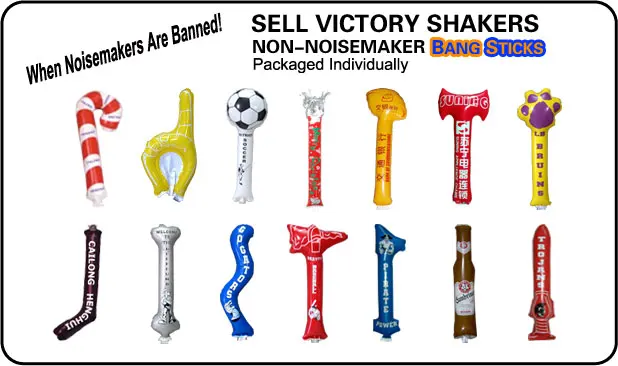 Pompoms noise maker stick balloon