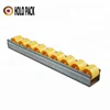 HSTE-28A ABS Zin plating sliding Track Combinable Joint conveyor idler roller