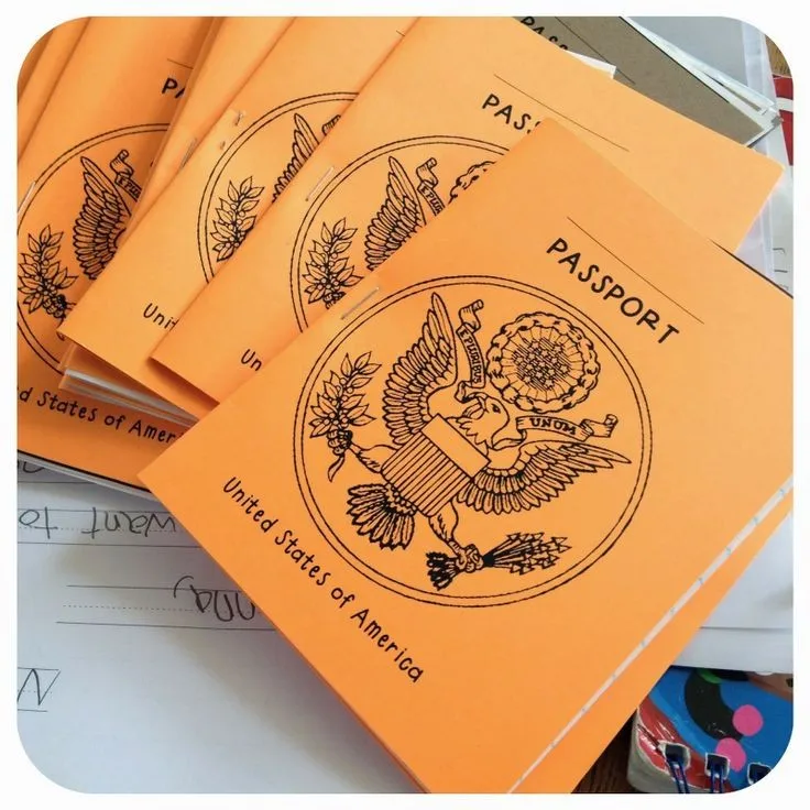 Custom A5 A6 Size Paper Printed Fake Passport Book Booklet Printing For