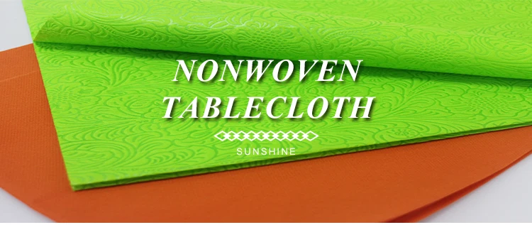 Cross Design recyclable Pp Spunbond Nonwoven Table Cloth
