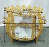 2019 arabic style two floor metal tea sets