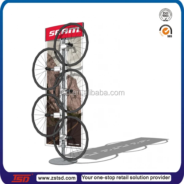 TSD M321 Custom Store Metal Display Rack For Bike Wheelwheel Rim TSD M321 Custom Store Metal Display Rack For Bike Wheelwheel Rim