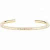 Silver baguette diamond cuff bangle bracelet, 14k gold vermeil bangle models design