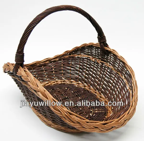 Natural Willow Gift Basket Wicker Basket For Flowers Willow Flower Girl Basket Buy Willow Gift