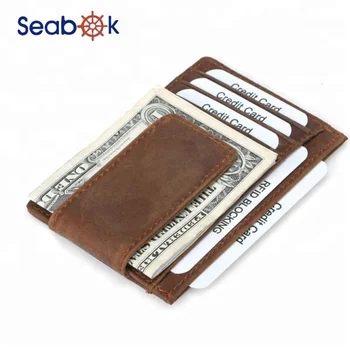 money clip wallet and credit card holder