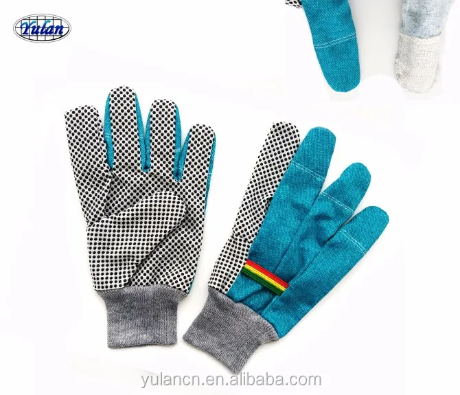 canvas garden gloves