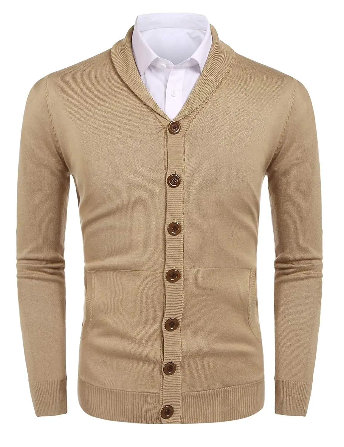 mens cardigan with elbow patches