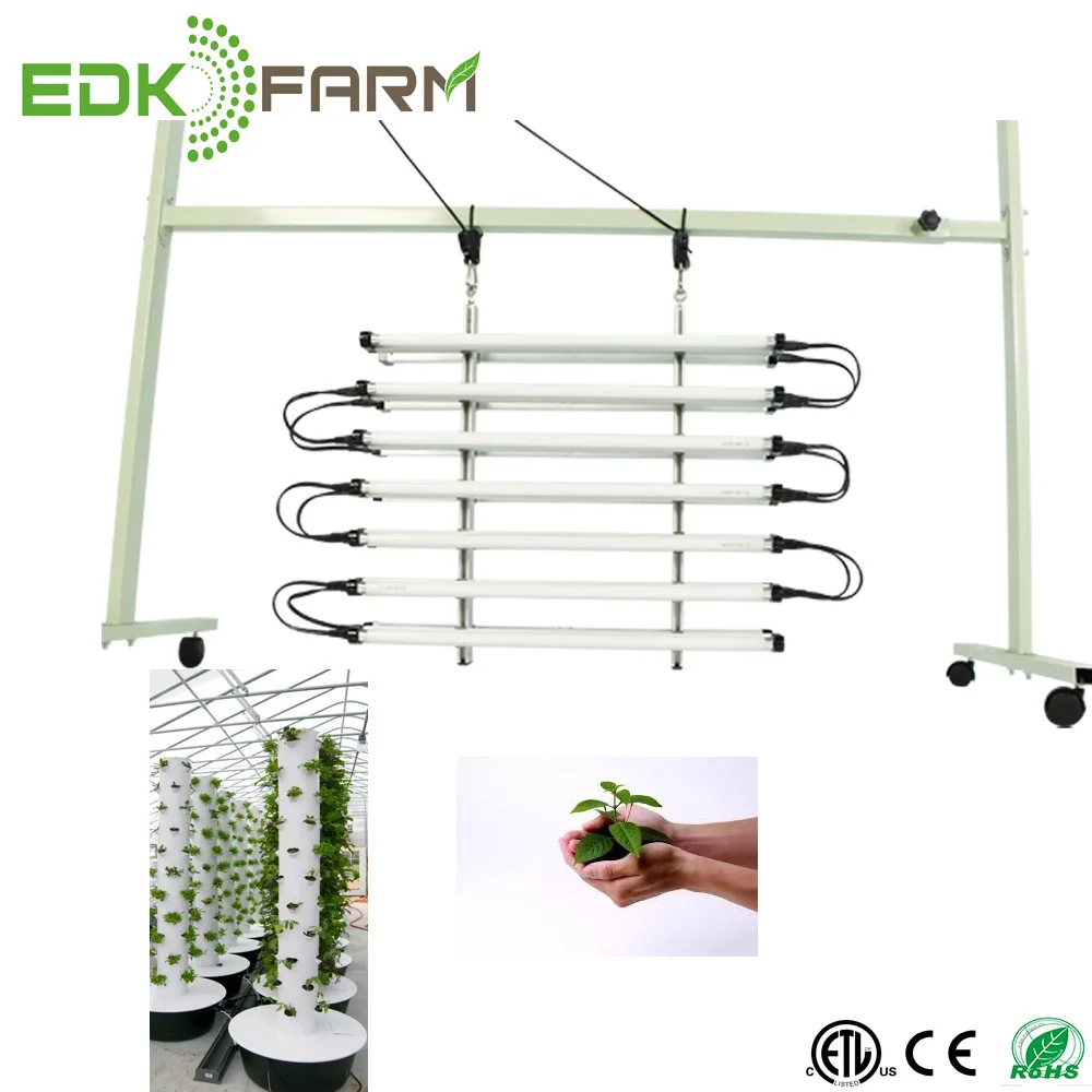 T5 Led Grow Light Europe And Stands For Microgreens Indoor Hydroponic Gardening Plant Growing