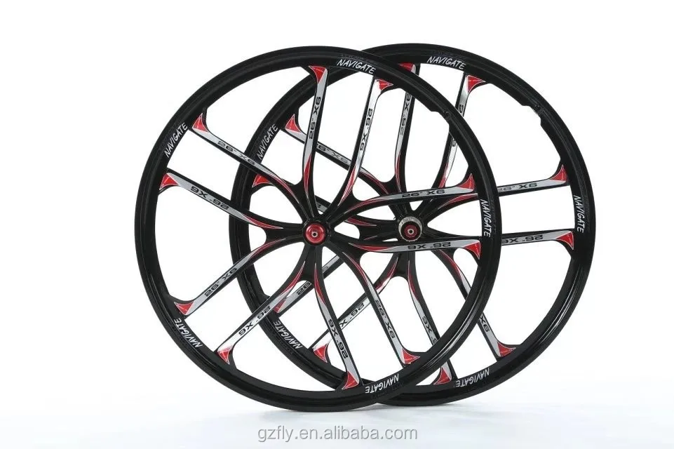 26inch 10 Spoke Alloy Bike Wheel Integral Magnesium Alloy Wheel Cassette & Rotary 7s 8s 9s 10s