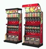2019 retail adjustable supermarket dry food nuts candy display shelf