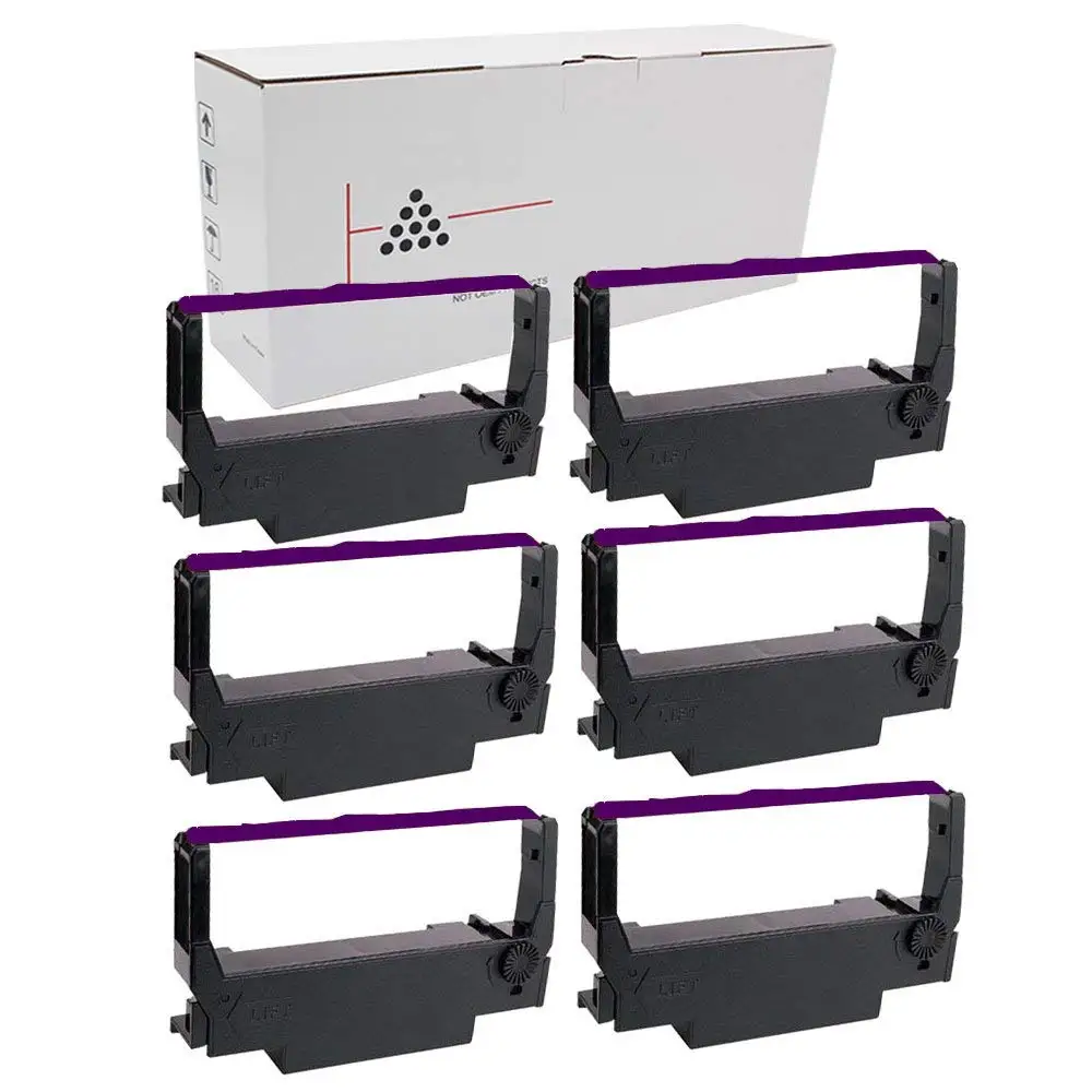 6PK Star Micronics SP200 Black//Red Printer Ribbons SP200 Free Shipping!