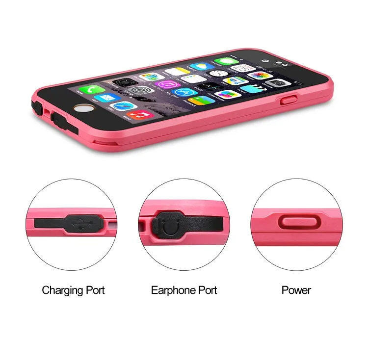 Unbreakable Waterproof Cell Phone Case For Iphone 6s Water Resistant Case Custom For Iphone6 And