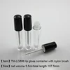 moq 1000pcs 6ml Lip gloss bottle lip gloss container empty package with hair brush tip applicator