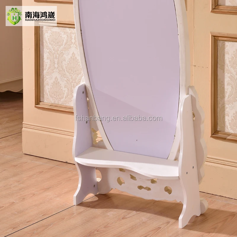 Juego De Muebles De Madera Ovalada Para El Hogar,Espejo De Estilo