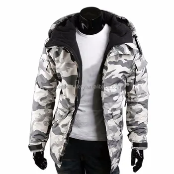 camo down jacket men's