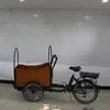Brushless Motor and 250W-500w Wattage electric cargo bike with wooden cargo box from China