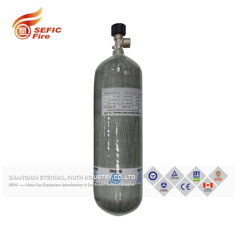 Wrapped Fiberglass Composite Gas Cylinder Pcp Air Gun Carbon Fiber ...