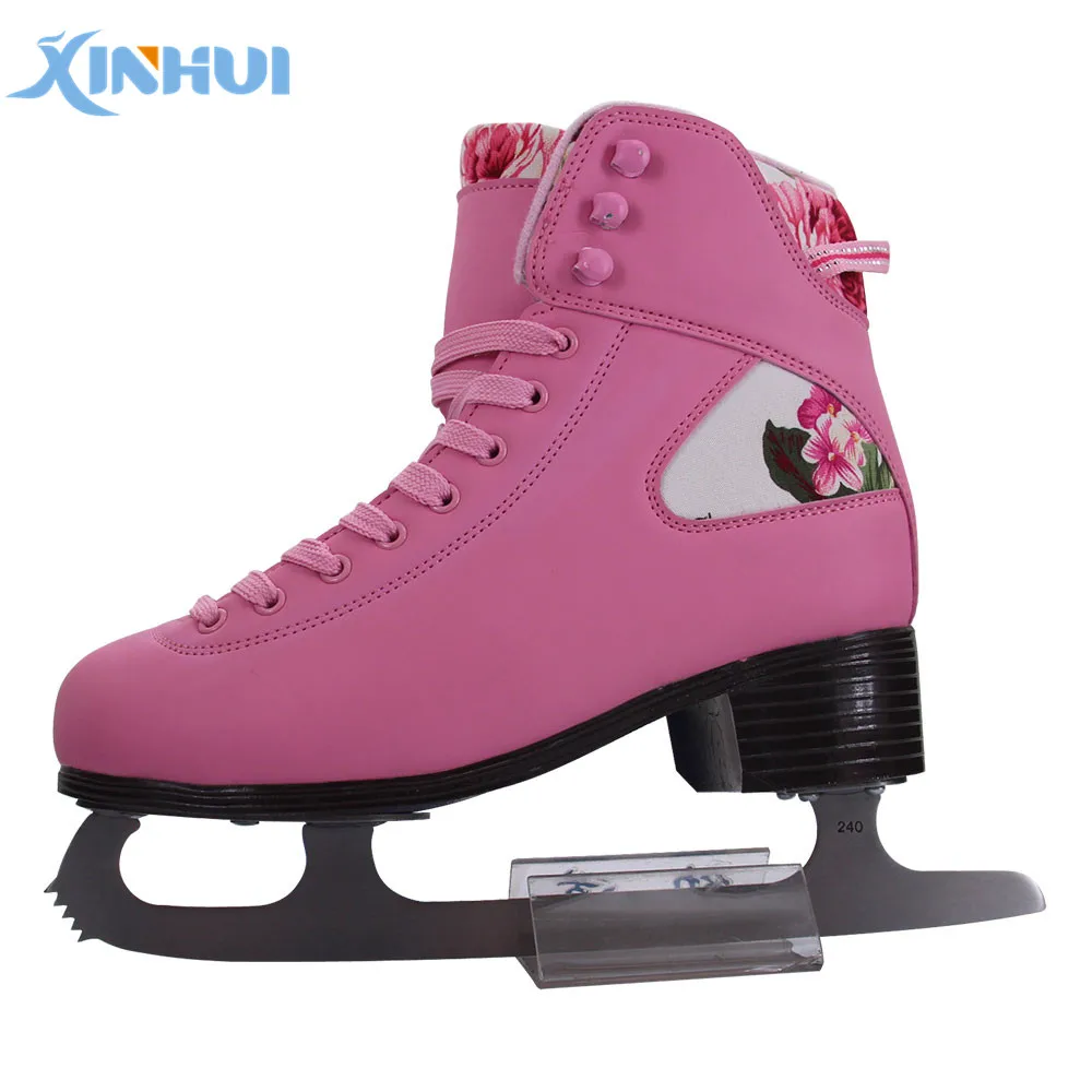2017 Hot Selling Pink Ice Figure Skate Shoes For Women And Girls Buy