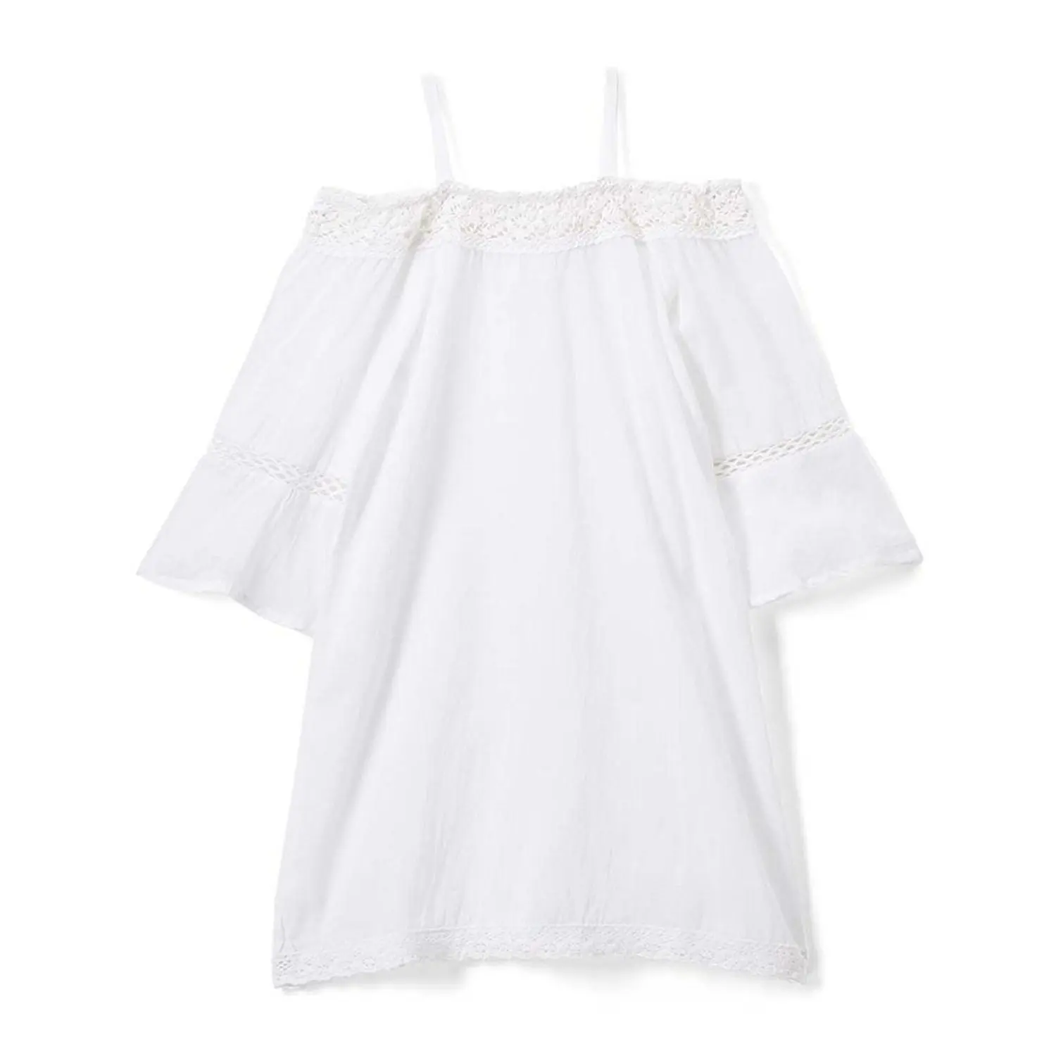 girls white peasant dress