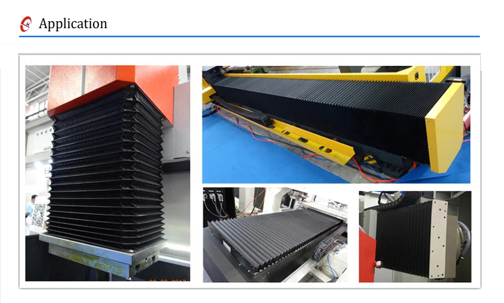 CNC machine slide way protection  plastic folded  cover 
