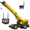 100% OEM ODM Factory 2.4GHz Digital Wireless Front Side Rear View 9 Inch Quad Screen Crane CCTV Camera System with Monitor