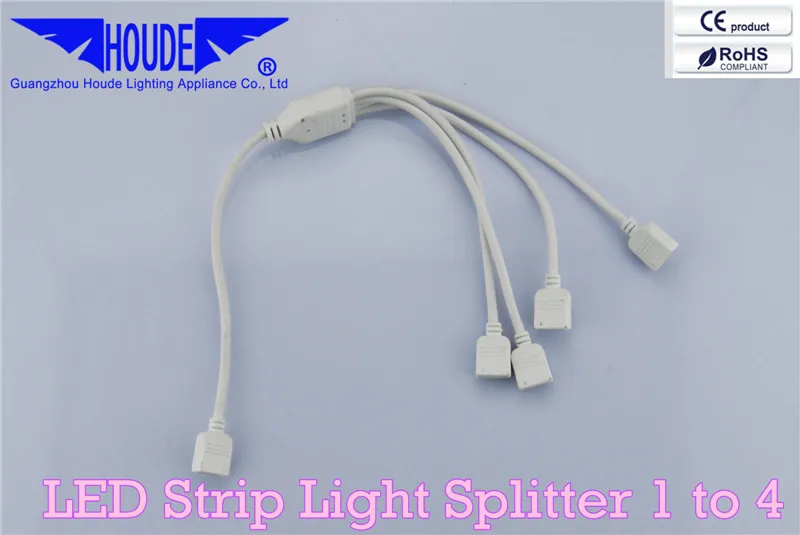 Various LED RGB Strip Accessories Splitter 1 to 4