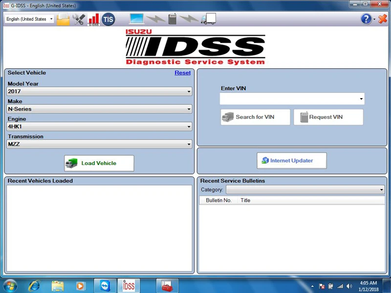 isuzu idss software