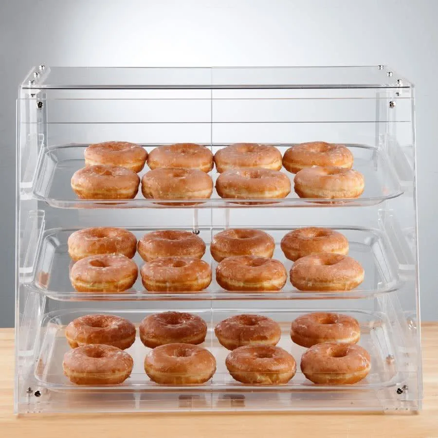 Countertop Used Glass Clear Acrylic Bakery Display Cases For Sale