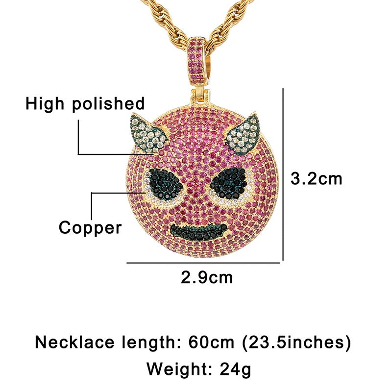 Yumai u2014 Collier Avec Pendentif Masque Pour Hommes,Bijoux Hip-hop 