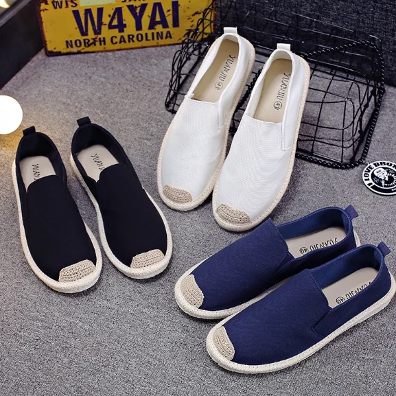 MS1161 lazy canvas shoes casual flat men cloth shoes