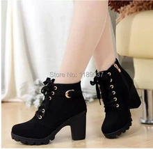 Zimné dámske kotnikové kozačky z Aliexpress