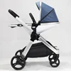 2018 European height quality baby prams plastic carrycot luxury stroller 3 in 1 with Function Height frame for baby TS16