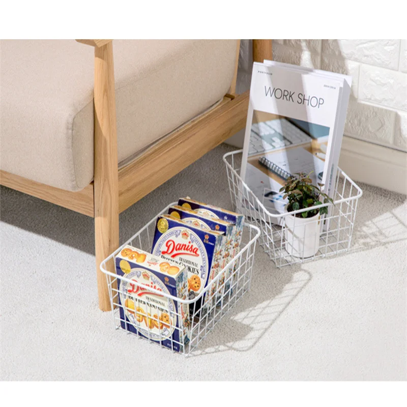 Organizador De Alambre De Acero Para Baño,Cesta De Almacenamiento Para