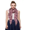 Always hot Selling whosale fashion basic screening printed grey color animal dog Polyester Voile 100% polyester silk feel scarf