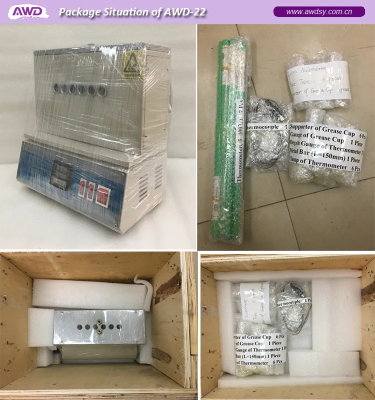 Awd22 Dropping Point Tester For Lubricating Grease In Wide Temperature