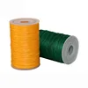 the light yellow 0.45mm 0.55mm 0.65mm polyester thread Nylon bonded waxed thread for sewing leather