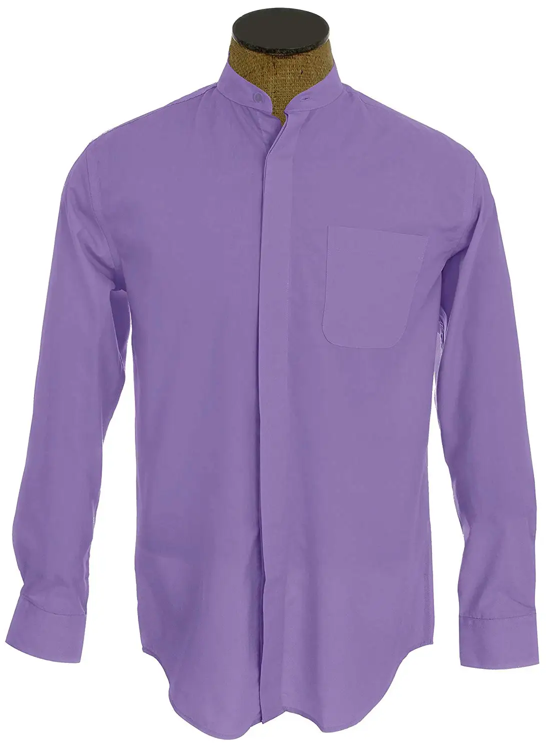 collarless men's shirts uk