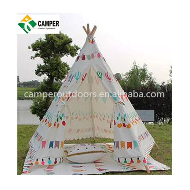 large indoor teepee