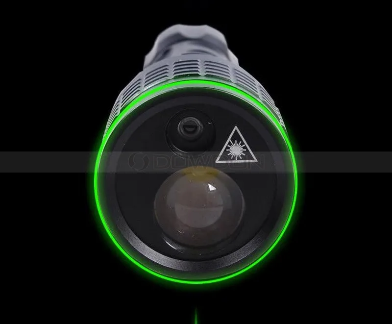3 Modes Green Laser Torch 18650 Battery Led Singal Light Hunting Torch