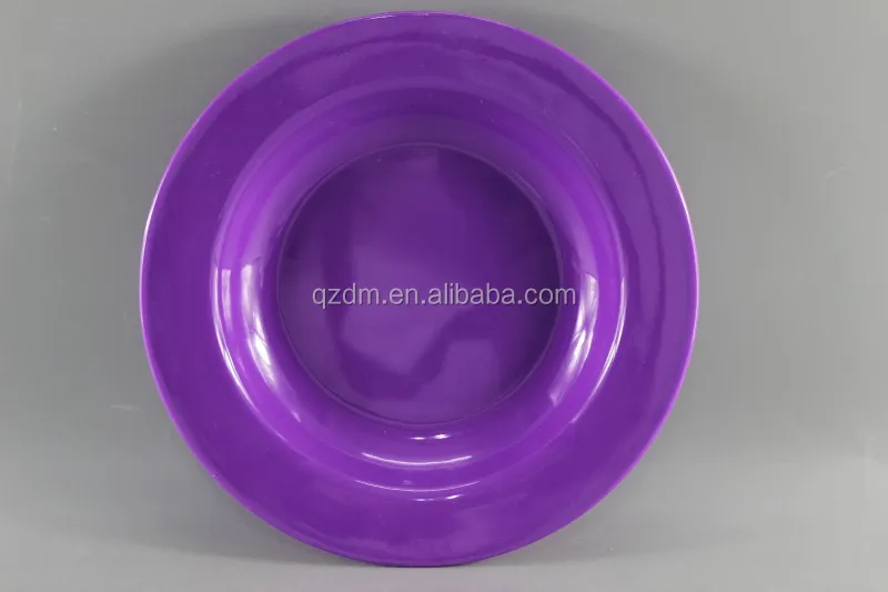 Purple colour Melamine Salad Plate, Suop Plate