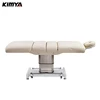 wholesale 3 motors heavy duty leather spa facial table folding cosmetic massage electric beauty couch