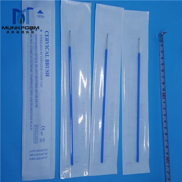Customized Good Price Medical And Disposable Cervical Brush(broom Type