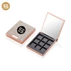 ODM/OEM Beauty shiny fancy diamonds empty custom logo empty magnetic makeup kit palette packaging